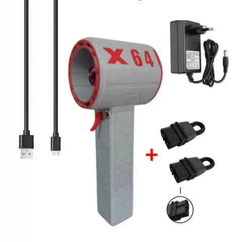 64mm Turbo Fan Wind Power Up To 1400g Handheld Portable Industrial Grade Hair Dryer Car Wash - Himpall