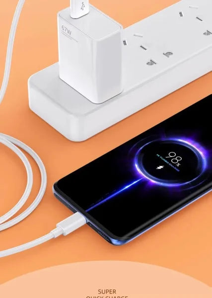 67W USB Fast Charger – Type-C Quick Charge for Xiaomi & Redmi - Himpall