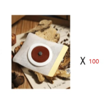 Navel Belly Button Patch Slimming Patch Abdomen Magnetic Detox Sticker - 100Pcs Opp Red