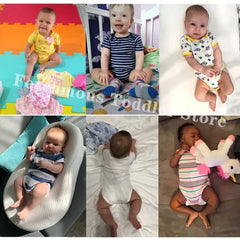 6PCS Baby Jumpsuit Set – Cotton Bodysuits for Newborn Boys & Girls, Spring/Summer Outfits - Himpall