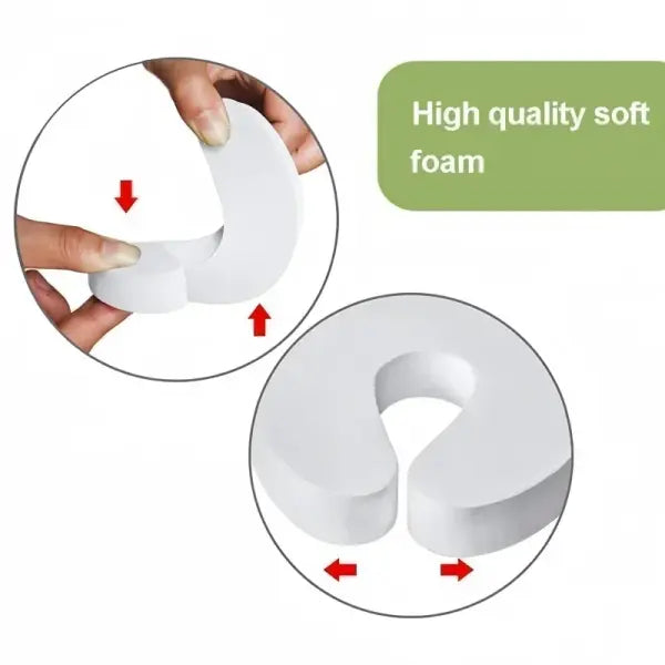 6Pcs Baby Safety Door Stopper Newborn Furniture Protector Anti-pinch Hand Child Lock Finger Pinch Guard Proof Door Slam