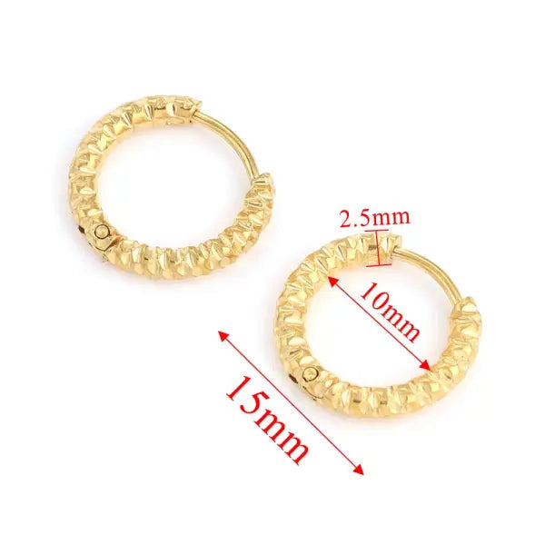 6pcs Stainless Steel Earring Hoop Women Earrings Korean Earrings Hoop Earring for Women Female Earring Wholesale