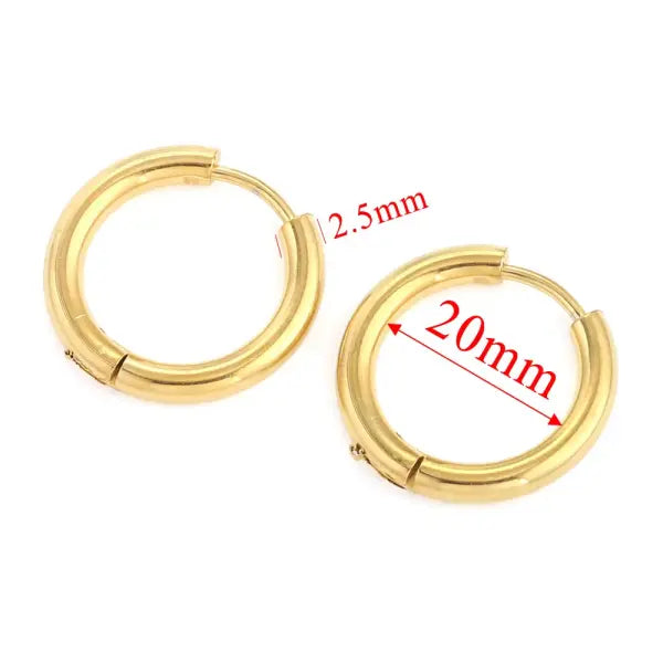 6pcs Stainless Steel Earring Hoop Women Earrings Korean Earrings Hoop Earring for Women Female Earring Wholesale