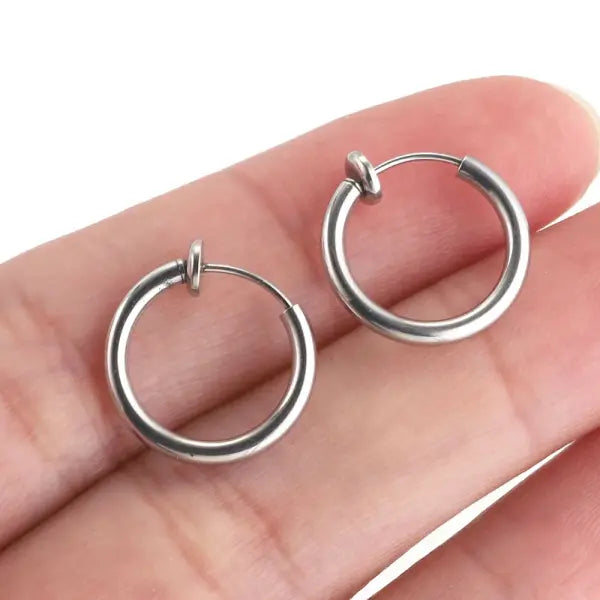6pcs Stainless Steel Earring Hoop Women Earrings Korean Earrings Hoop Earring for Women Female Earring Wholesale