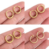 6pcs Stainless Steel Earring Hoop Women Earrings Korean Earrings Hoop Earring for Women Female Earring Wholesale