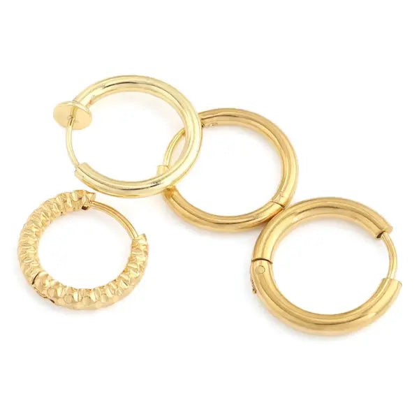 6pcs Stainless Steel Earring Hoop Women Earrings Korean Earrings Hoop Earring for Women Female Earring Wholesale