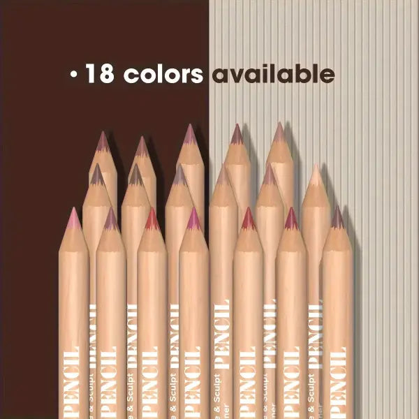 6pcs Velvet Matte Lip Liner Set - Long-Lasting Versatile Shades Longlasting Lip Makeup Berry Brown Pink Lip Pencil