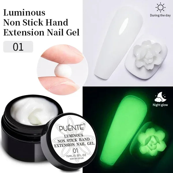 7.5ML Mood Change Aurora Top Coat Gel - Color Changing Glitter Varnish - luminous extension 1