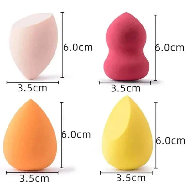 7-Piece Soft Makeup Sponge Set for Flawless Cosmetic Application - Himpall
