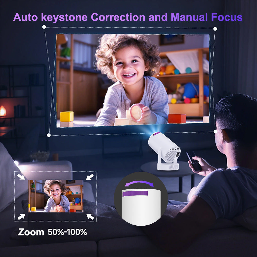 HY300 Android WXGA Multimedia Projector with 100 CVIA Brightness