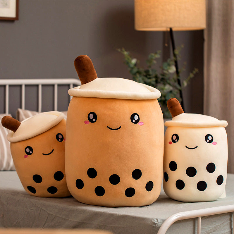 Cute Fruit Drink Plush Doll and Stuffed Animal Hugging Pillow