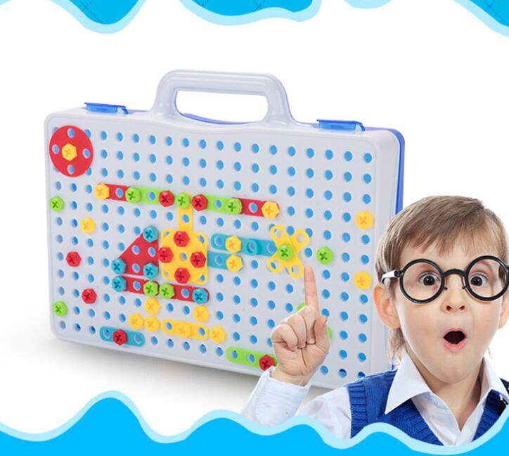 Kids Educational Creative Drill Set with Colorful Screws