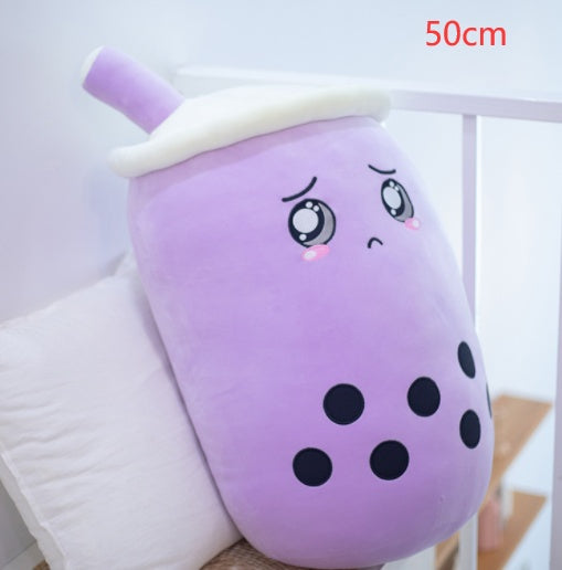 Cute Fruit Drink Plush Doll and Stuffed Animal Hugging Pillow - Purple / 50CM