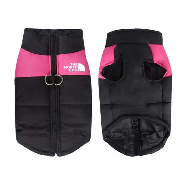 Winter Dog Clothes – Waterproof Warm Vest & Ski Coat for Dogs & Cats Sizes S–5XL Multiple Colors - Pink3 / S