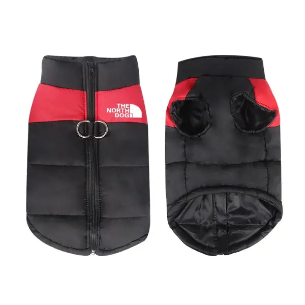 Winter Dog Clothes – Waterproof Warm Vest & Ski Coat for Dogs & Cats Sizes S–5XL Multiple Colors - Red / XXL