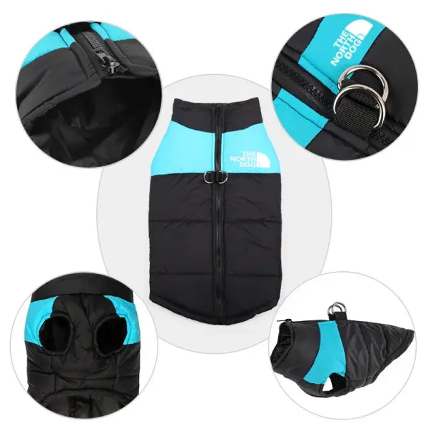Winter Dog Clothes – Waterproof Warm Vest & Ski Coat for Dogs & Cats Sizes S–5XL Multiple Colors