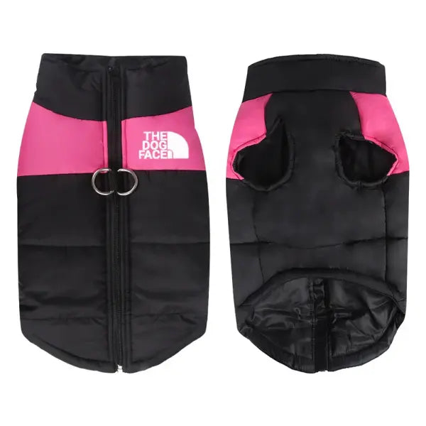 Winter Dog Clothes – Waterproof Warm Vest & Ski Coat for Dogs & Cats Sizes S–5XL Multiple Colors - Pink2 / XL