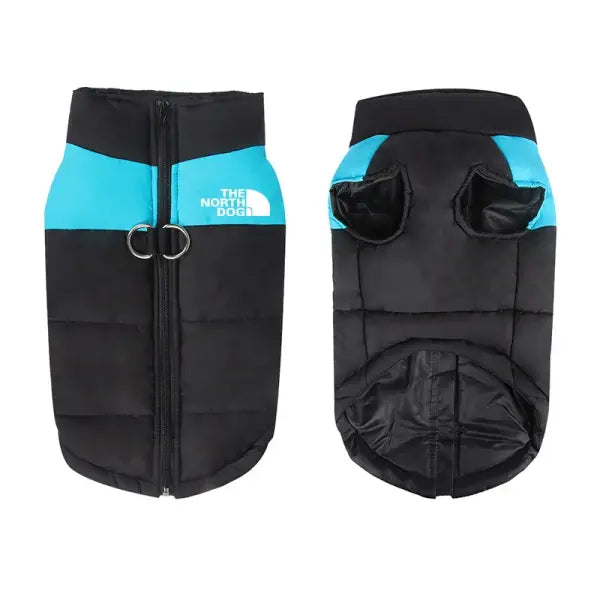 Winter Dog Clothes – Waterproof Warm Vest & Ski Coat for Dogs & Cats Sizes S–5XL Multiple Colors - Blue / XXL