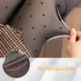 Women’s Fleece Winter Leggings – High-Elastic Thermal Stockings with Heart Print Sexy & Warm (80/200g)