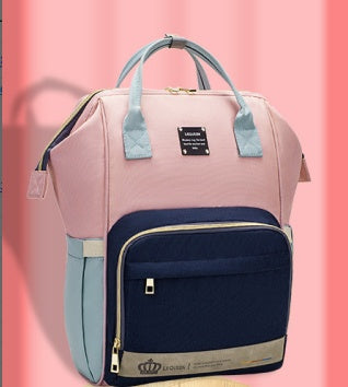 Mummy Maternity Bag - Pink navy