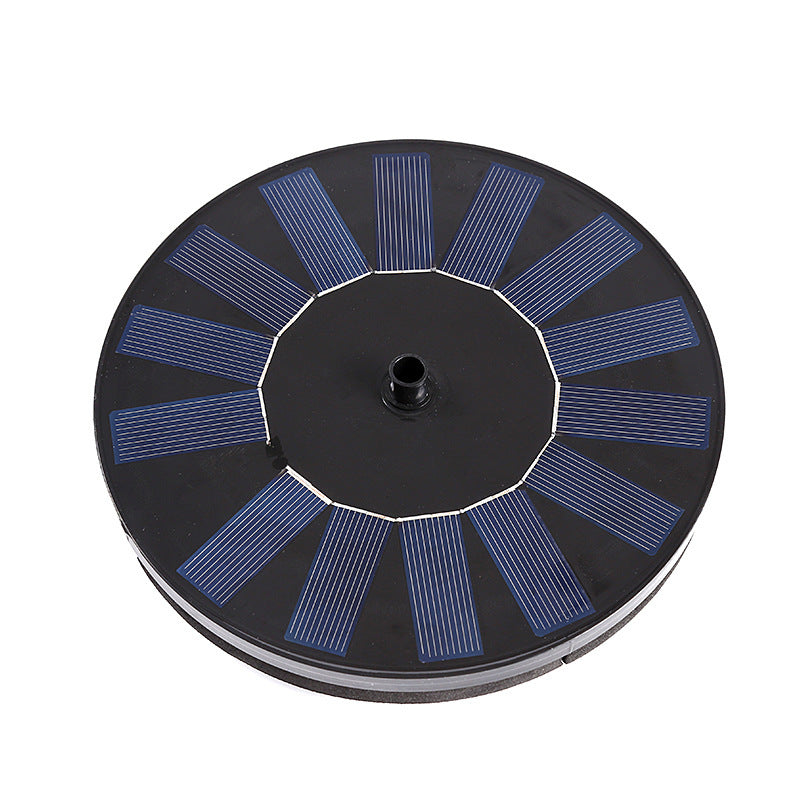 Polycrystalline silicon solar hair remover fountain rockery - 16cm Polycrystalline Blue