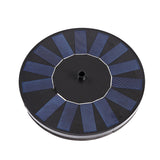 Polycrystalline silicon solar hair remover fountain rockery - 16cm Polycrystalline Blue