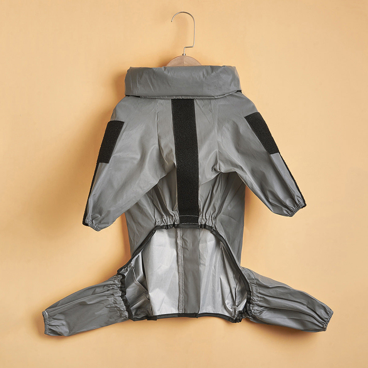 Fashionable Large Dog Summer Sunscreen Stormsuit - Silver grey / 2XL