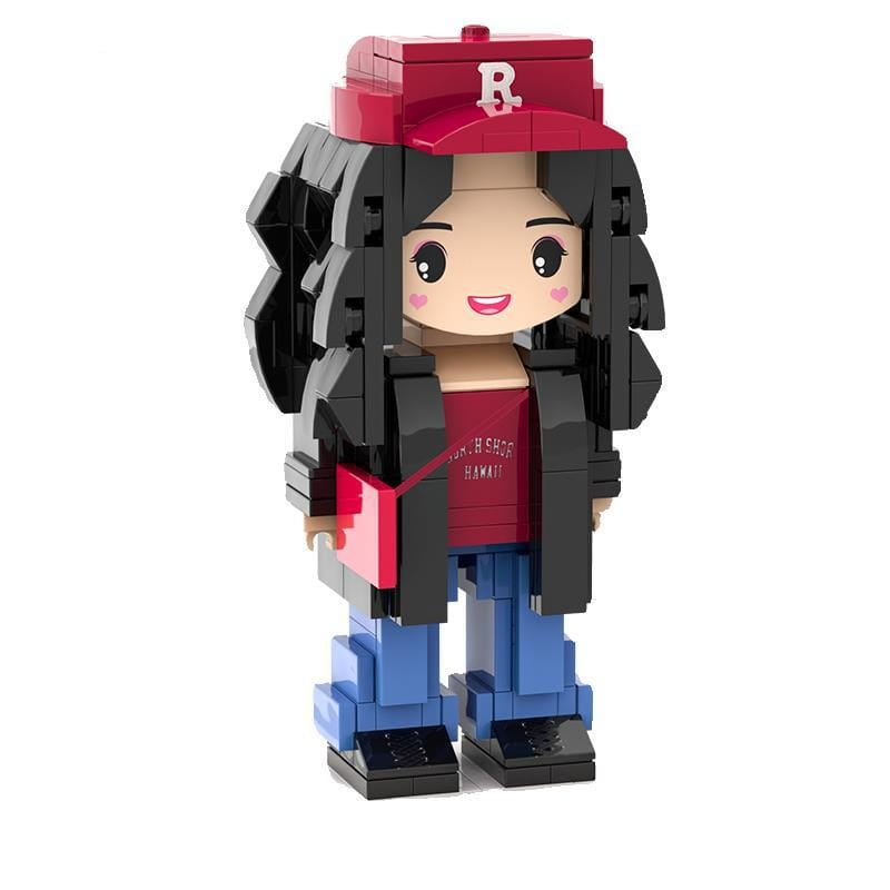 Portrait Building Blocks Custom Character Photo Design Puzzle