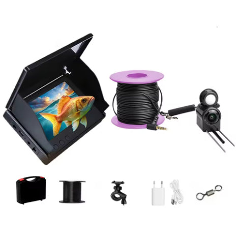 HD Fish Finder Camera with Underwater Temperature Sensing - Hair Remover