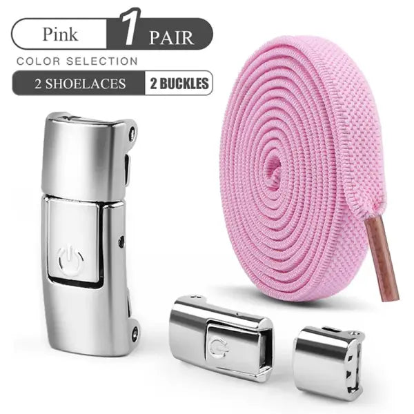 8mm No Tie Shoe Laces Press Lock Shoelaces Without Ties Elastic Laces Sneaker Kids Adult Widened Flat Shoelace