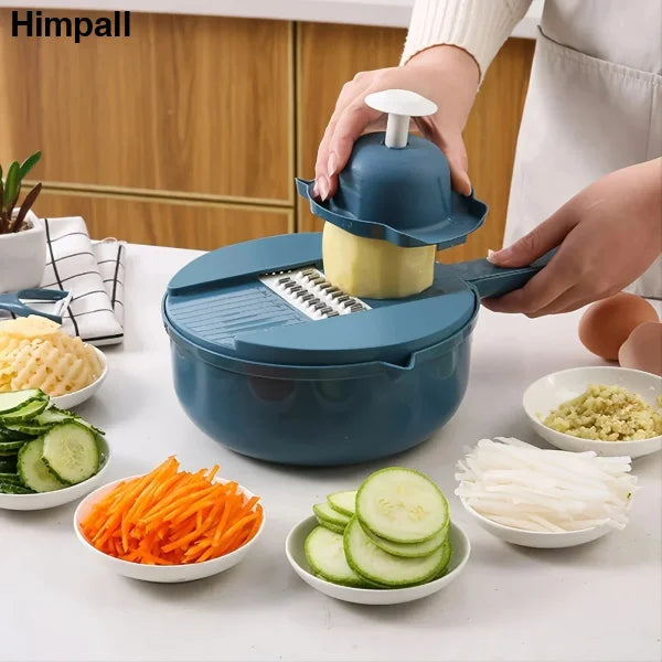 9-in-1 Vegetable Cutter for Efficient Food Preparation and Versatile