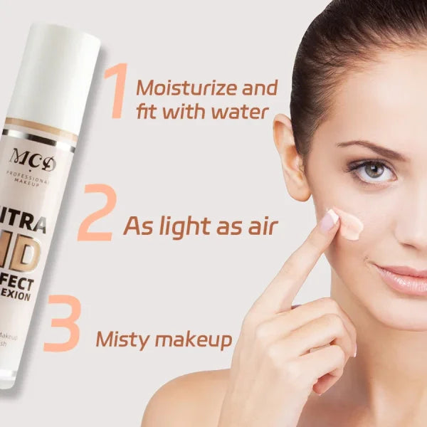 9 Shade Full Coverage Concealer – Liquid Foundation & Natural Matte Cushion Base Makeup - Himpall