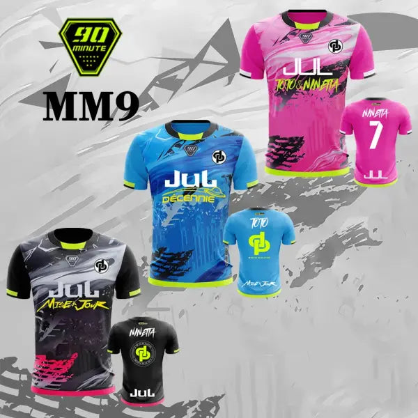 Men Summer 90 Minutes Series MM9 JUL Football Shirt Casual Wear