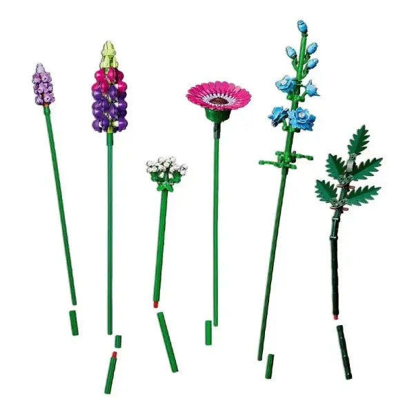 939PCS Romantic Wildflower Bouquet Building Blocks (10313) - Valentine’s Day Gift for Girlfriend - Flower / CHINA