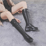Women Long Flat Boots with Single Lining or Velvet Options
