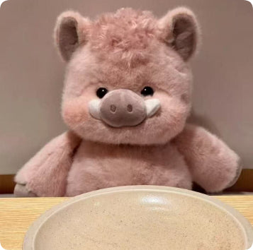 Children’s Plush Stuffed Animal for Unisex (Small) – Soft Hugging Doll - Miniature pig taro / 45cm - None