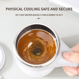 Portable Automatic Stirring Cup for Coffee and Tea