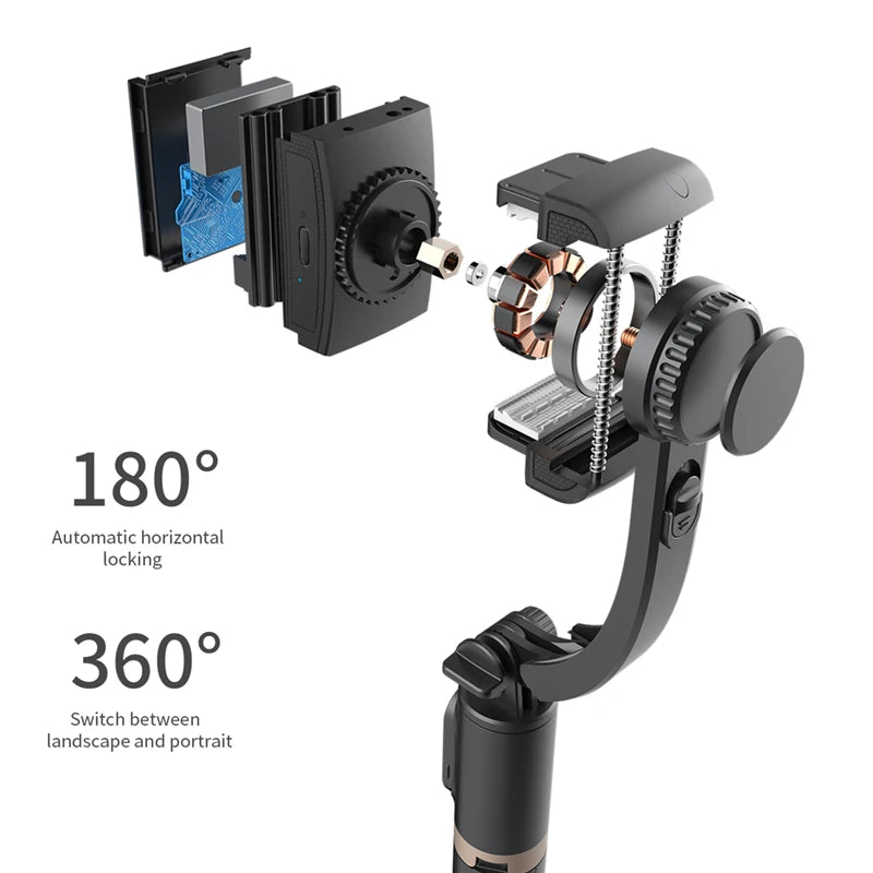 Roreta Selfie Stick for Shake-Free Videos and Seamless Selfies - Black