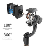 Roreta Selfie Stick for Shake-Free Videos and Seamless Selfies - Black