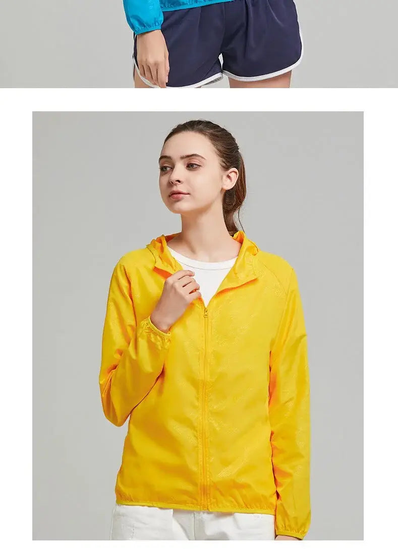 Waterproof Camping Rain Jacket and Sun Protection Windbreaker for All