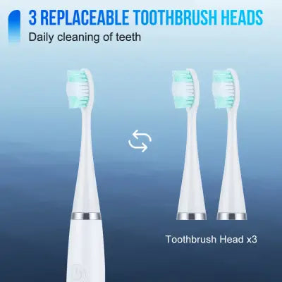 Home Electric Teeth Whitening Sonic Toothbrush for Stains and Calculus