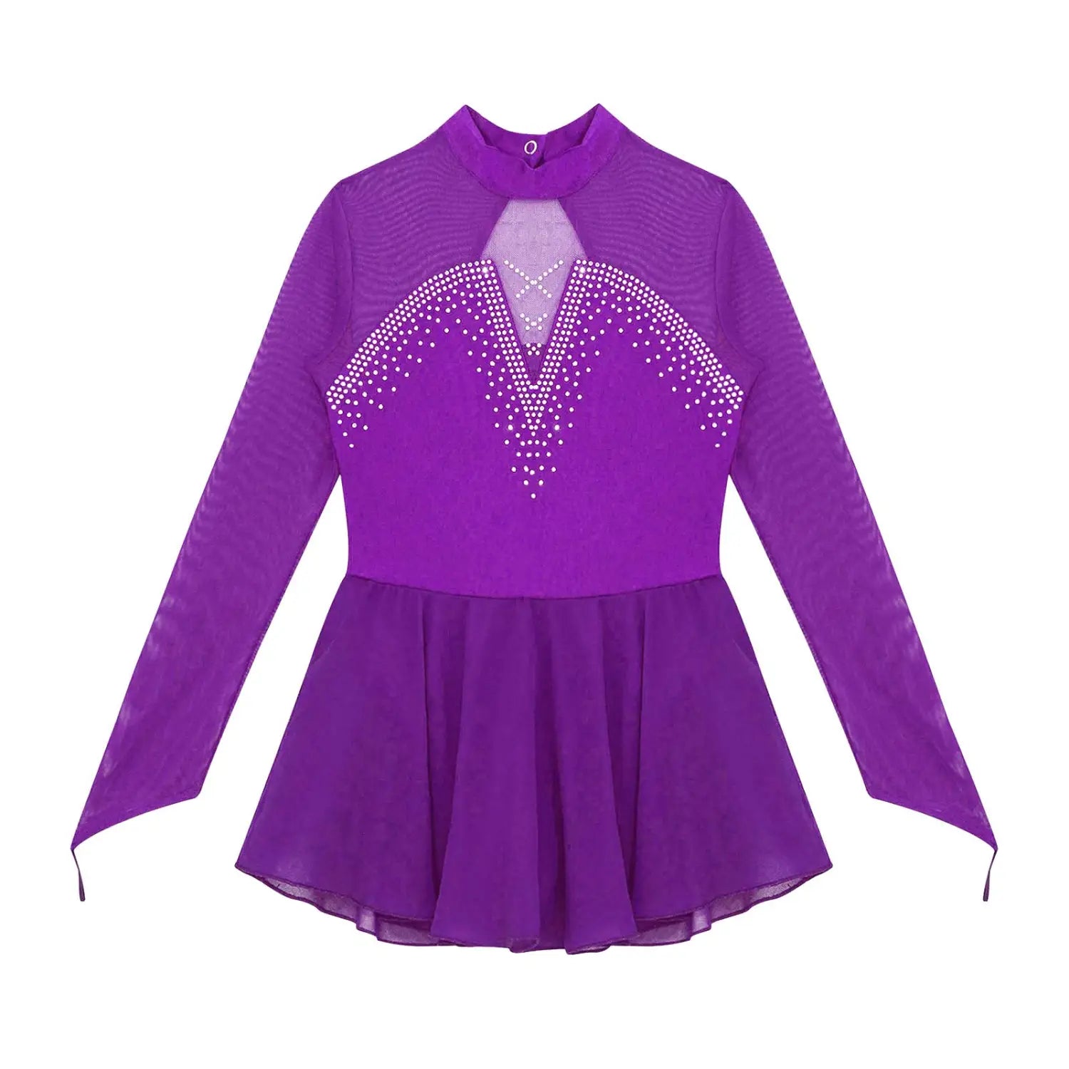 Sparkly Figure Skating Dress – Perfect for Girls’ Performances