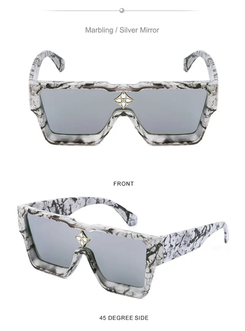 Luxury Sunglasses with Crystal Accents – SHAUNA Designer Sunglasses