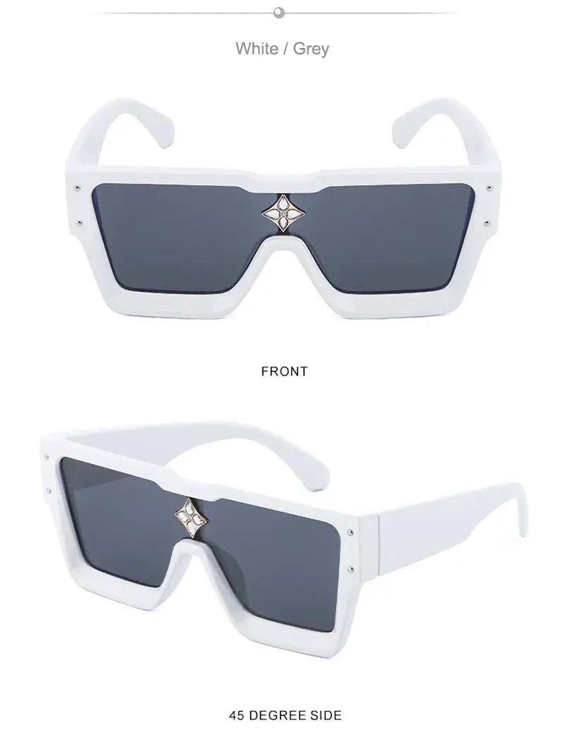 Luxury Sunglasses with Crystal Accents – SHAUNA Designer Sunglasses