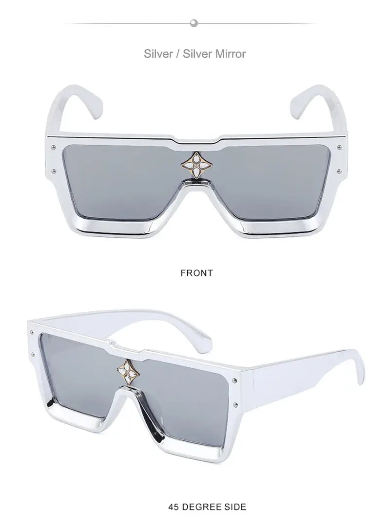 Luxury Sunglasses with Crystal Accents – SHAUNA Designer Sunglasses