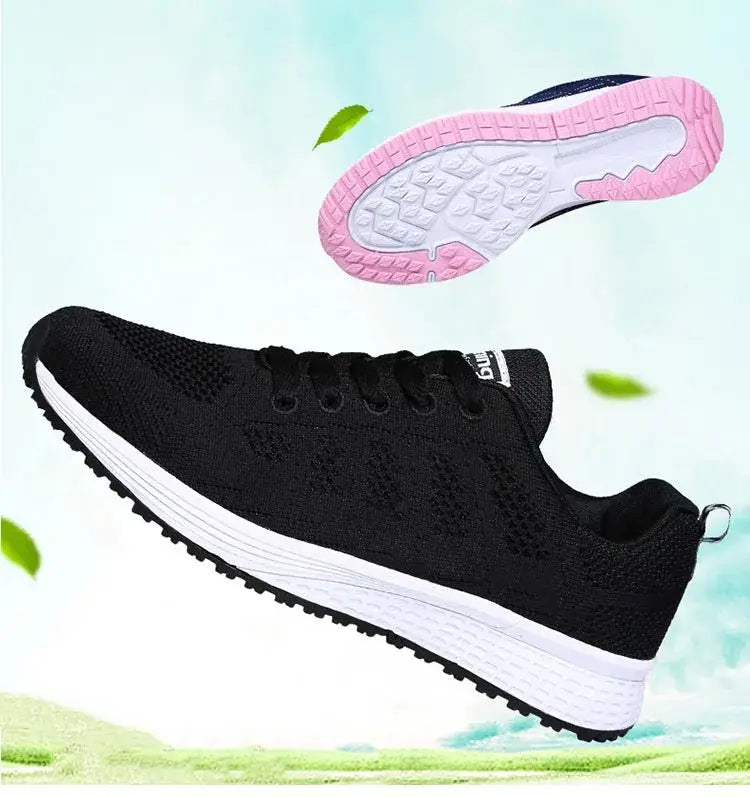 Trendy Women’s Sneakers - Stylish Platform Sneakers for Modern Fashion