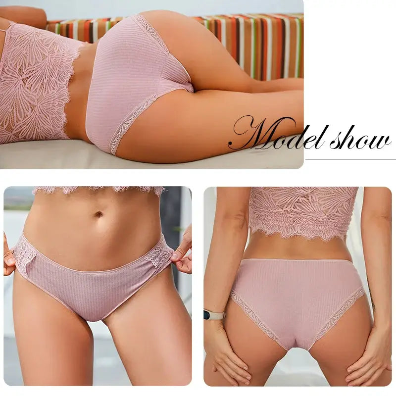 3Pcs/set Women’s Cotton Panties M-2XL