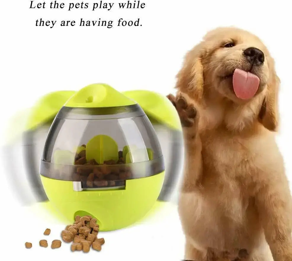 Interactive Dog Toy with Slow Food Dispenser IQ Treat Ball