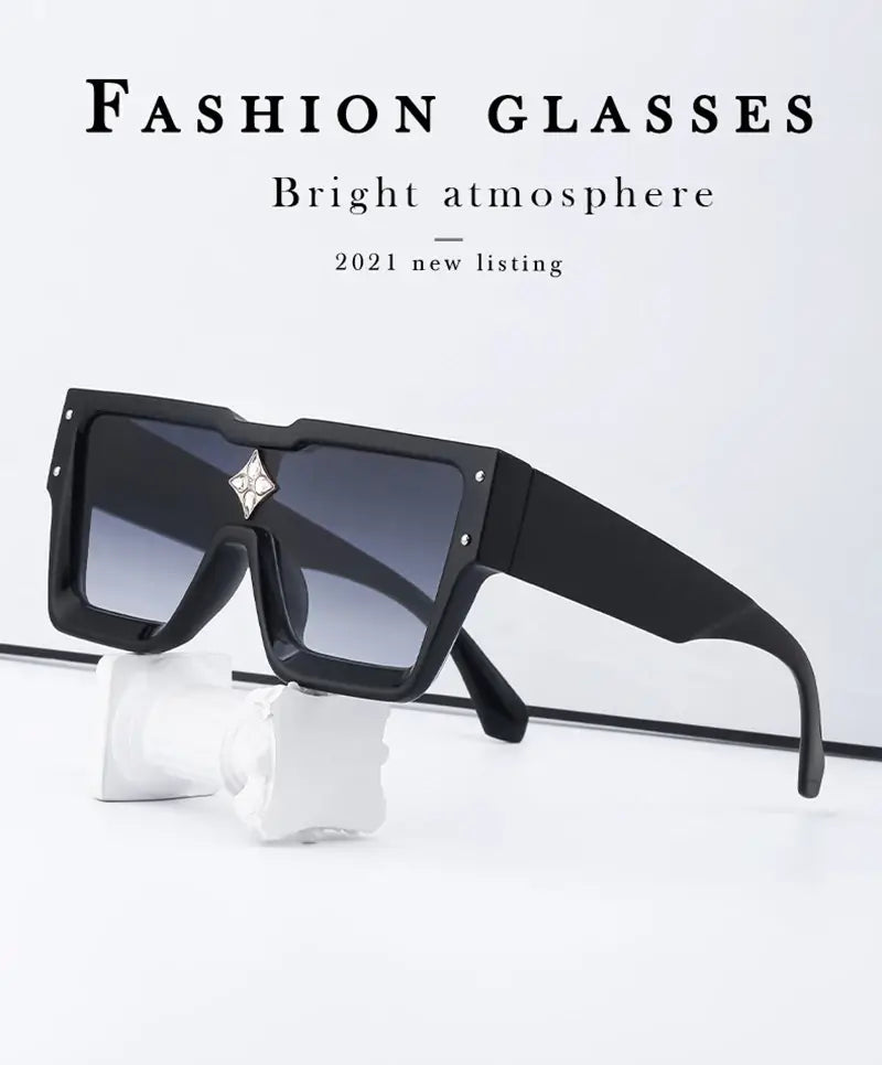 Luxury Sunglasses with Crystal Accents – SHAUNA Designer Sunglasses