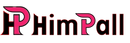 Logo of HimPall with pink and black text